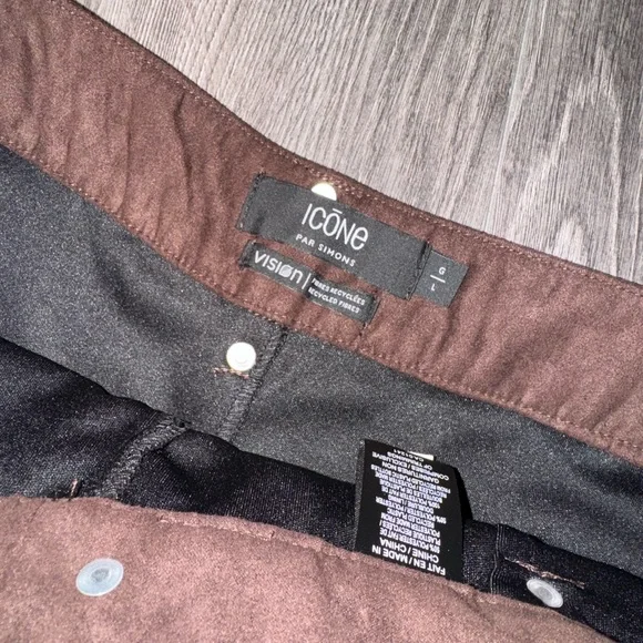 Simons brown suede skort SIZE L - Picture 3 of 5